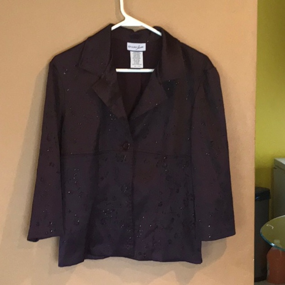Ladies jacket/blazer burgundy by breaking loose